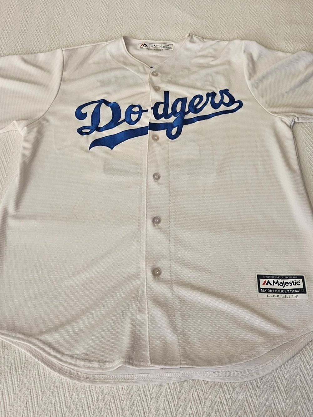 Los Angeles Dodgers Clayton Kershaw Authentic L  Majestic MLB Jersey #22 nwot